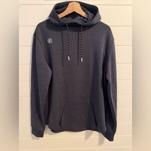 Legends Men’s Hoodie Gray Pullover Athletic Sweatshirt Size L Performance Blend